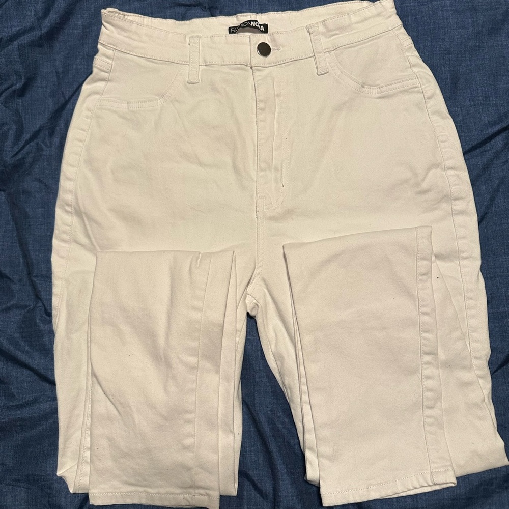 Fashion Nova White Jeggins